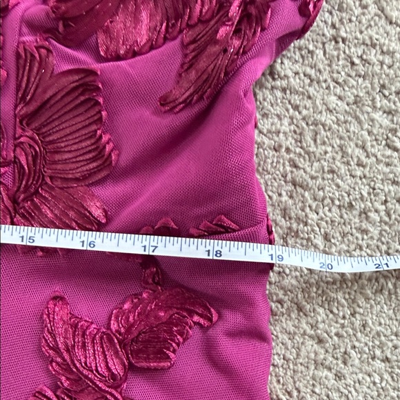 NWT lulus Floral Embroidered Pink/Fuchsia Mini Dress XXL - Picture 11 of 11